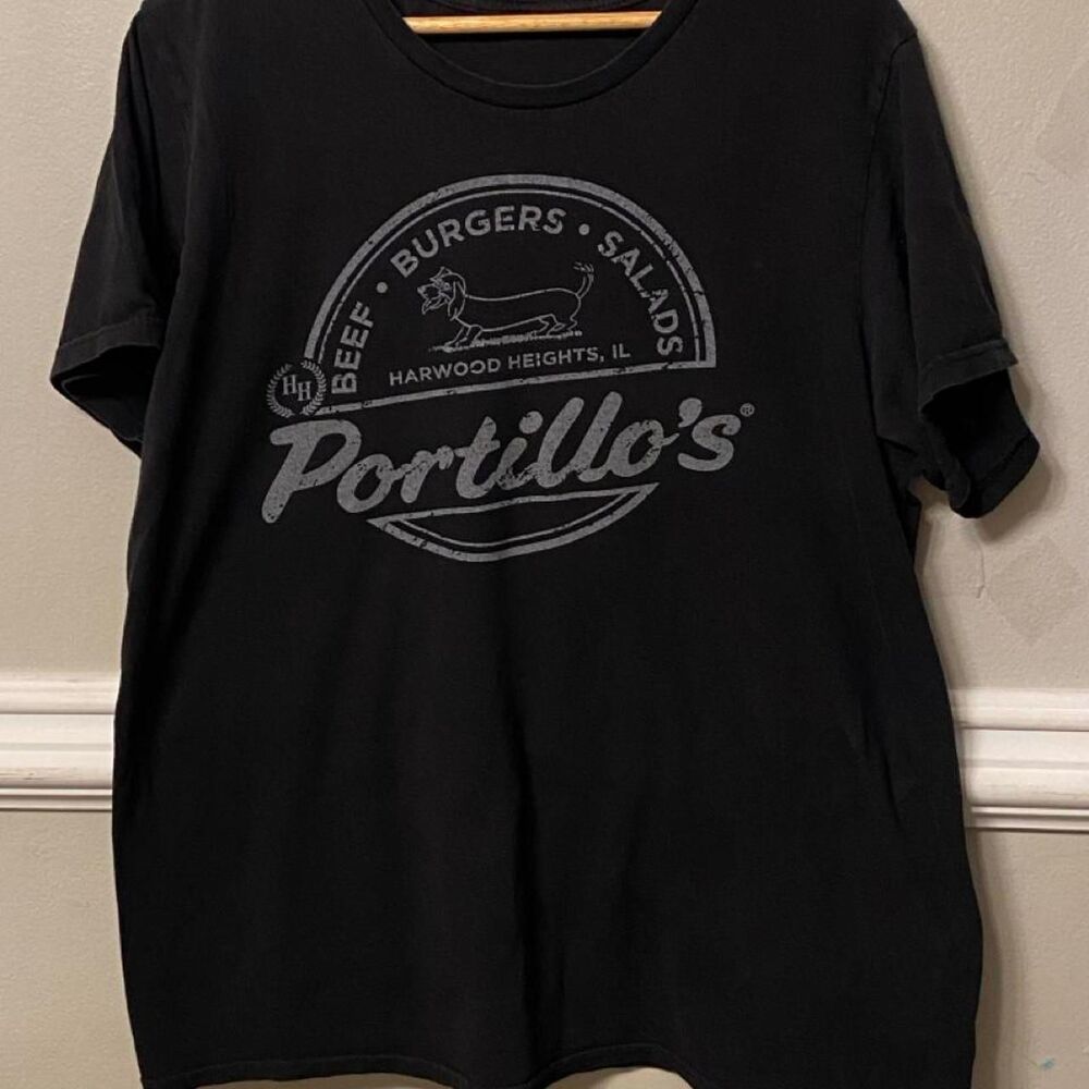 Unbranded Men's Black and Grey T-shirt